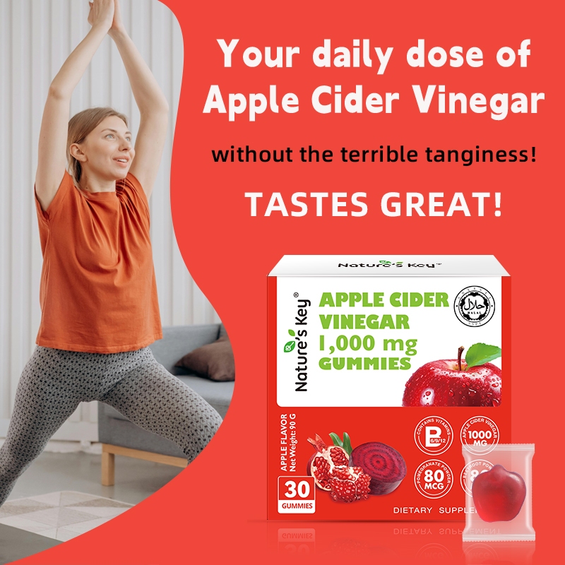 [มีอย.] Nature’s Key Apple Cider Vinegar Gummies ช่วยดูแลระบบทางเดินอาหาร บำรุงลำไส้ ทานง่าย ปลอดภัย - รูปที่ 3