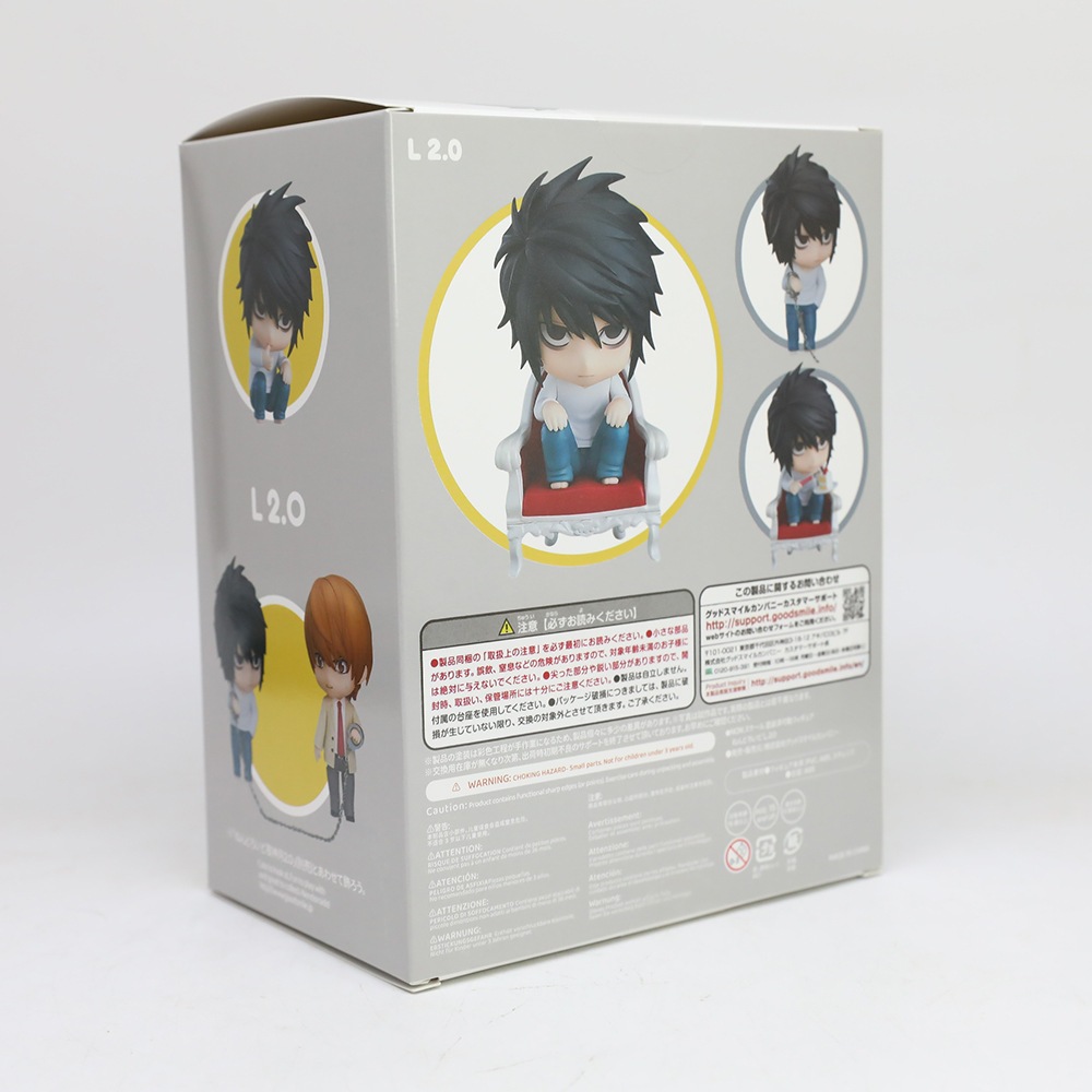 10เซนติเมตรใหม่อะนิเมะเดธโน้ตรูป #1200 L.Lawliet รุ่น Q PVC ตัวเลขการกระทําเดสก์ท็อปตกแต่งตุ๊กตาเคลื่อนย้ายได้ของเล่นของขวัญชนิดบรรจุกล่อง ราคา ถูกที่สุด ดีลบีเคเค แกลเลอรีภาพที่ 4