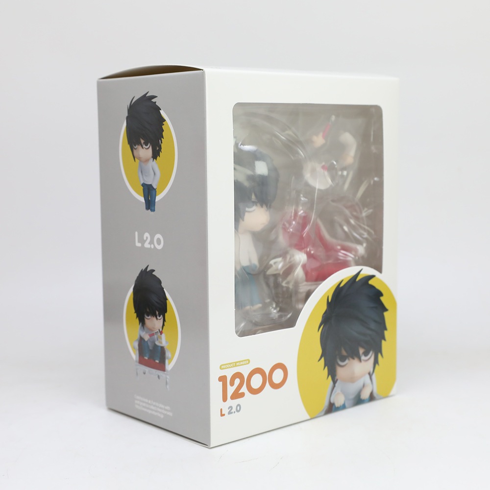 10เซนติเมตรใหม่อะนิเมะเดธโน้ตรูป #1200 L.Lawliet รุ่น Q PVC ตัวเลขการกระทําเดสก์ท็อปตกแต่งตุ๊กตาเคลื่อนย้ายได้ของเล่นของขวัญชนิดบรรจุกล่อง ราคา ถูกที่สุด ดีลบีเคเค แกลเลอรีภาพที่ 5