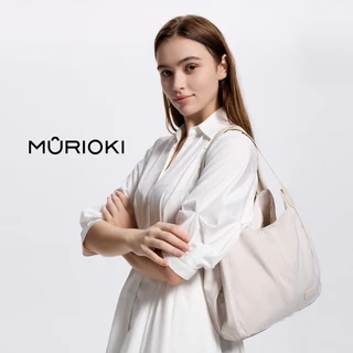 MURIOKI-Lily Hobo Bag 11" กระเป๋าสะพายข้าง กระเป๋าแบกบ้าน กระเป๋าแบรนด์ไทย (29x10x31CM)