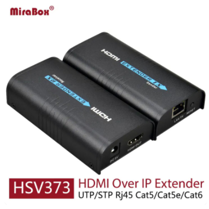 HSV373 HDMI Extender Ethernet รองรับ 1080P 120m HDMI Extender Ethernet Over Cat5/Cat5e/Cat6 Rj45 HDM