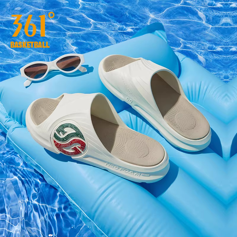 361 Degrees AG 1.0 Slippers รองเท้าแตะลำลองสำหรับผู้ชายสำหรับชายหาดและกีฬาบาสเก็ตบอล 672126702F