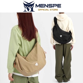 MENSPE กระเป๋าสะพายไหล่ผู้ชาย ผ้าแคนวาสหนา กันน้ำ กระเป๋าเดิ…