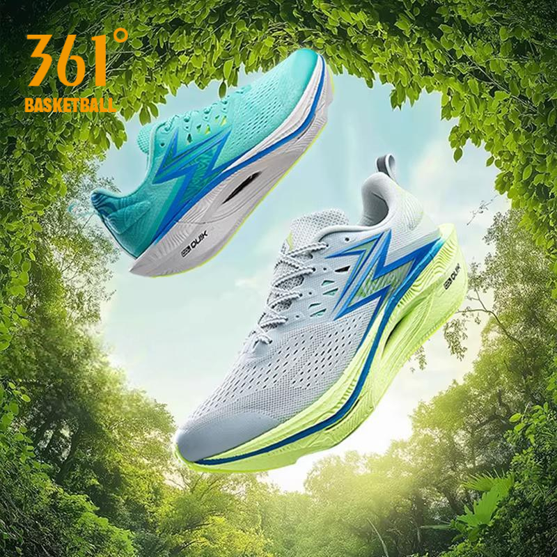 361 Degrees Flame 3 ET รองเท้าวิ่งผู้ชายระบายอากาศกันลื่นทนทาน 672512226F