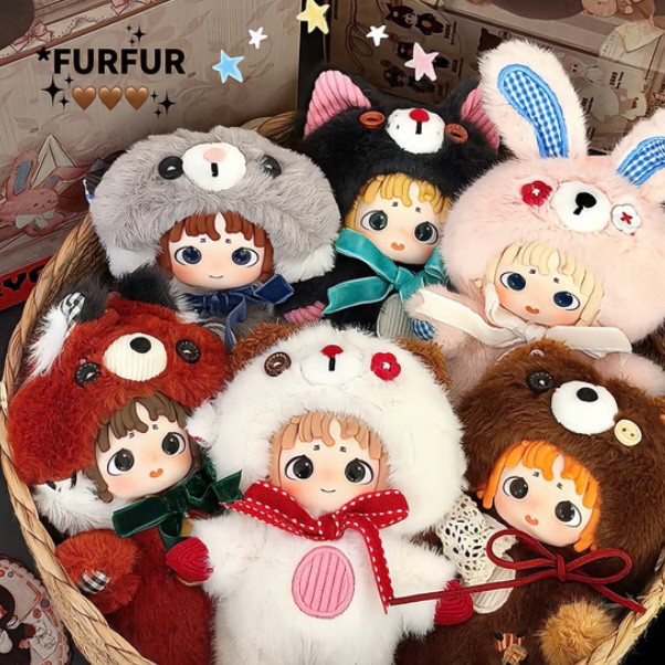 🚚ส่งภายใน 24 ชั่วโมง🚚1 สุ่ม💘FURFUR Sewing Dream Time Plush Mystery Box