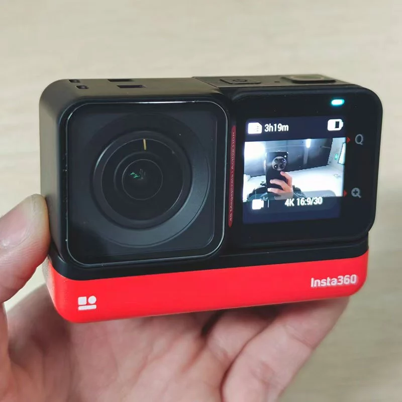 กล้องแอ็คชั่นมือสองสำหรับ Insta360 ONE RS Twin Edition 4K เลนส์ Boost และเลนส์คู่ 360 Mod ระบบกันสั่น FlowState กล้องพาโนรามา Used thumbnail 5