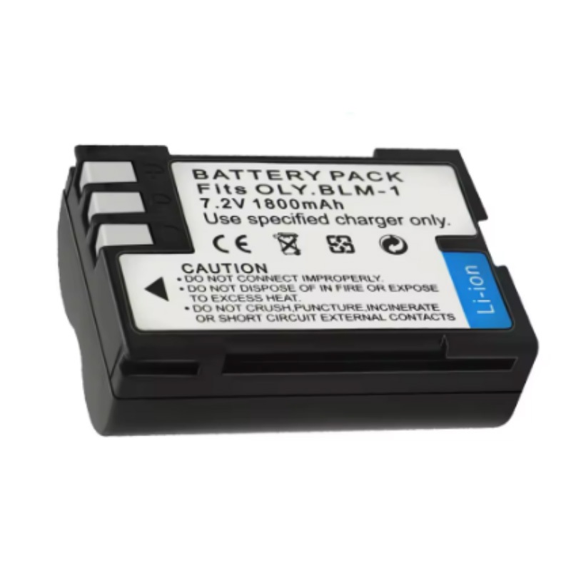 1800mAh PS-BLM1 BLM-1 แบตเตอรี่สําหรับ Olympus C-5060 C-7070 C-8080 E-30 E-300 E-330 E-500 E-510 E-5