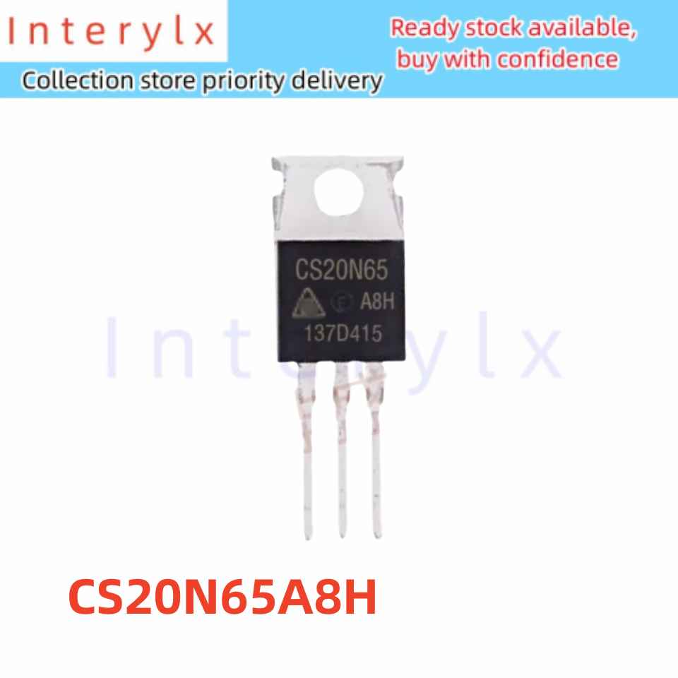 5 ชิ้น CS20N65 CS20N65A8H CS20N65A 20A/650V TO-220 Field Effect หลอด