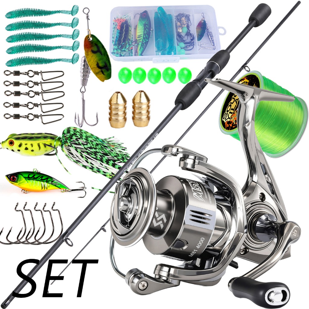 Sougayilang ชุดรอกคันเบ็ดตกปลา คาร์บอนไฟเบอร์ 1.8 ม. พร้อมแกนโลหะ ความเร็วสูง 7.2:1 รับน้ําหนักได้เต็มที่ 10 กก.