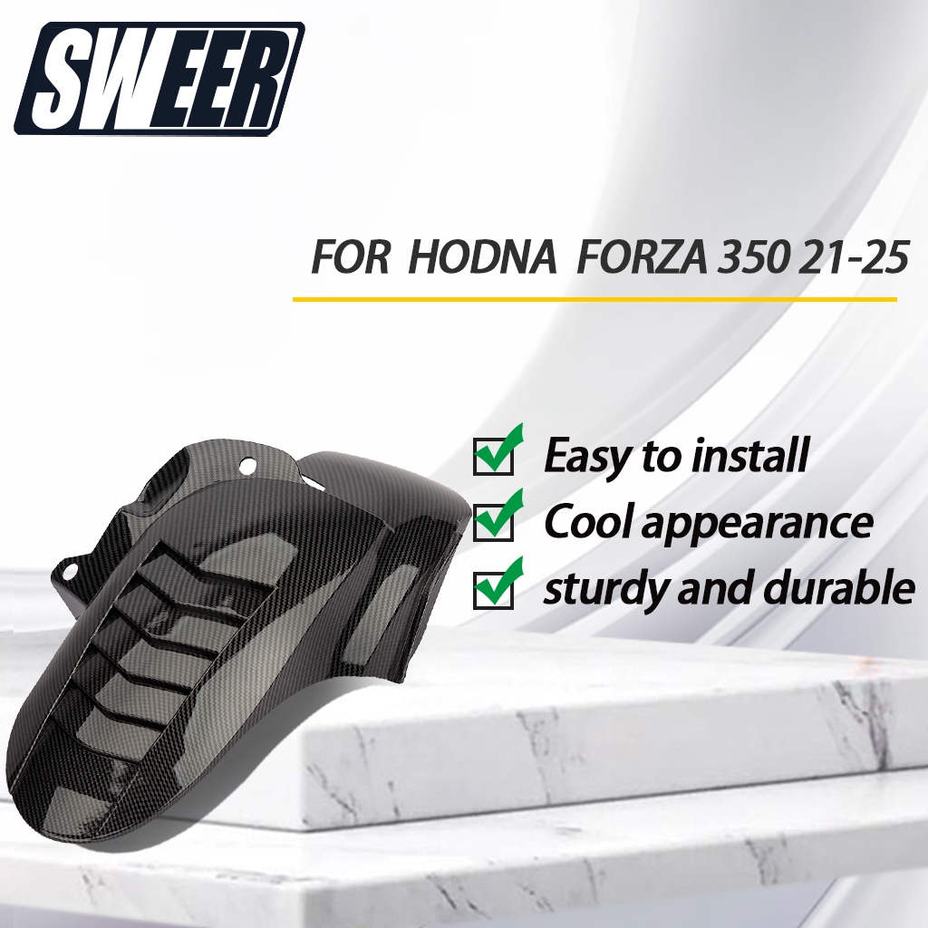 Forza 350 รถจักรยานยนต์ด้านหลัง Mudguard ยาวกว้างขึ้น NSS350 ดัดแปลง Mudguard ด้านหลังยางโคลนสําหรับ