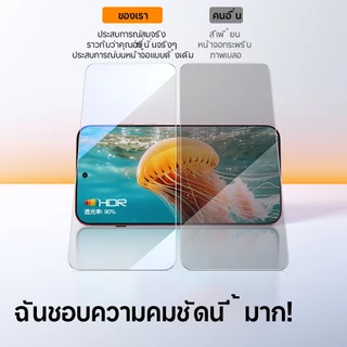 SmartDevil HD กระจกนิรภัยป้องกันการระเบิดสําหรับ OPPO ค้นหา X9 Pro/X9/X9 Ultra Full-Screen Coverage ฟิล์มความเป็นส่วนตัว HD Anti-Fingerprint Drop-Proof Frosted ป้องกันหน้าจอ