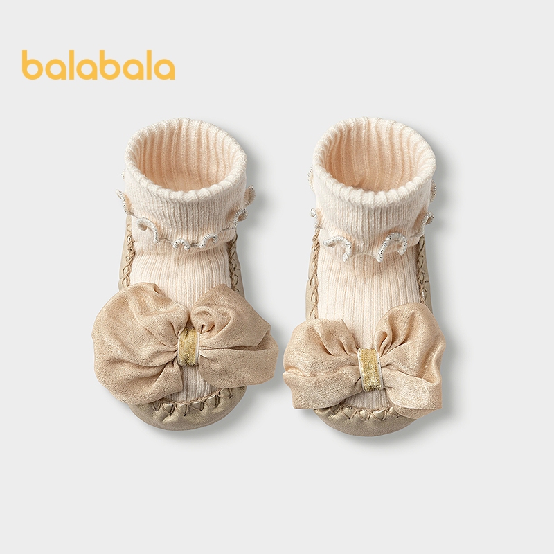 Balabala ถุงเท้าเด็กฤดูใบไม้ผลิถุงเท้าชั้นทารกอุ่นเดินกันลื่นน่ารักน่ารัก