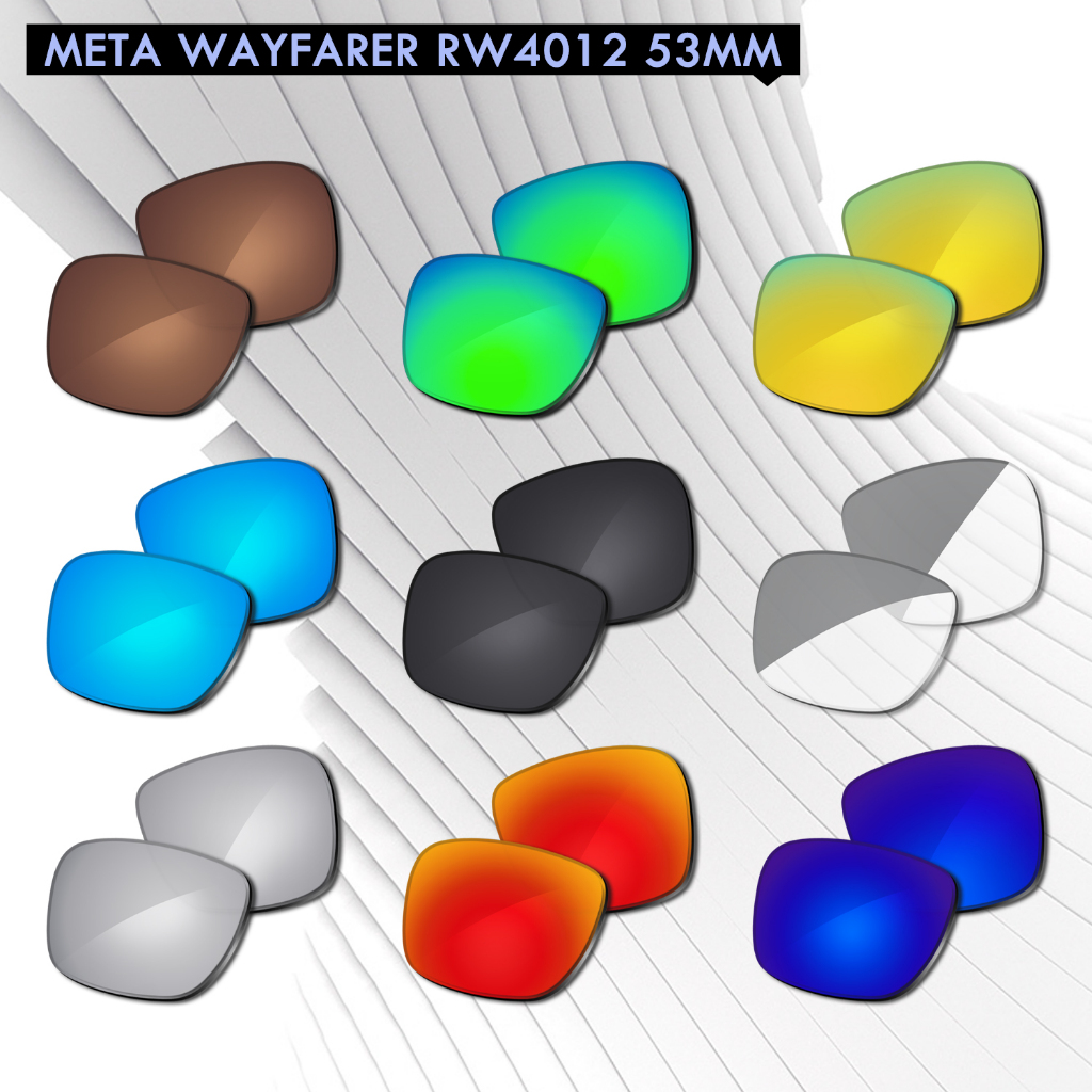 เลนส์สำหรับ Wayfarer Gen2 (RW4012), ขนาด 53 มม., กันแสงUV A/B/C