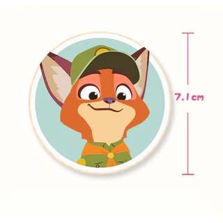 หมอนรองแก้วรถ Zootopia Judy Nick กันร้อน-กันลื่น