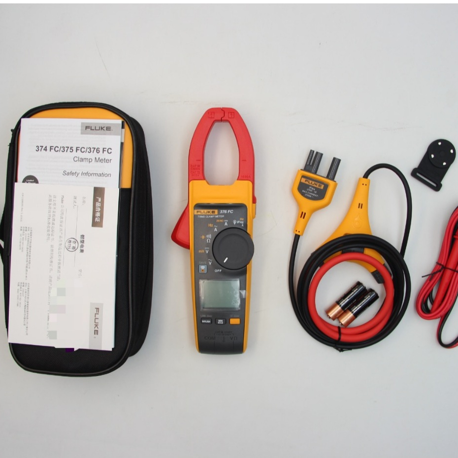Fluke 376 FC True RMS แคลมป์มิเตอร์ AC/DC พร้อม iFlex Fluke 376FC