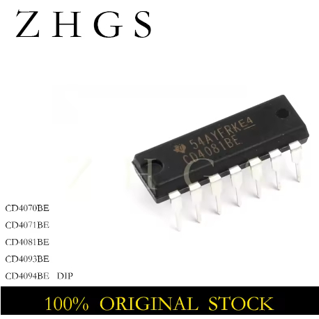 5PCS CD4094BE CD4093BE CD4081BE CD4071BE CD4070BE DIP14 CD4094 CD4093 CD4081 CD4071 CD4070 DIP-16 DI