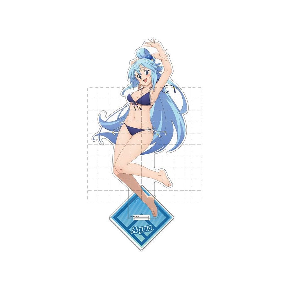 KonoSuba Anime Acrylic Stand - Aqua Darkness Megumin ตัวการ์ตูนแสดงสินค้า