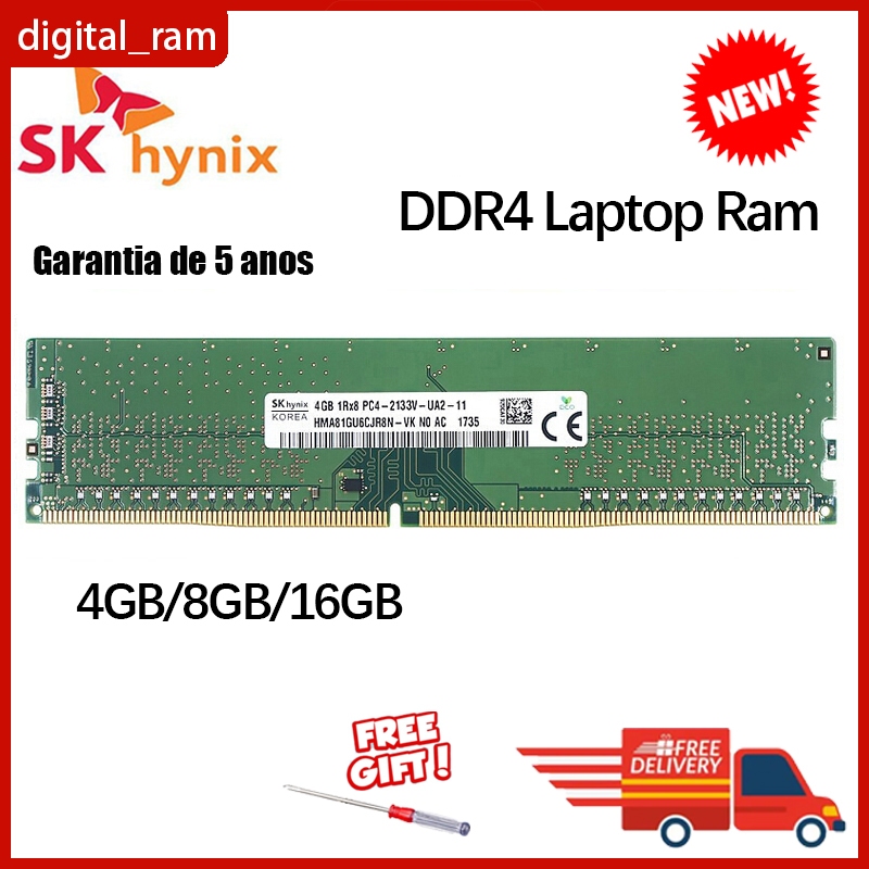 SK hynix DDR4 PC RAM 4GB 8GB 16GB DDR4 2133Mhz 2400Mhz 2666Mhz 3200MHzb เดสก์ท็อปสําหรับ RAM 1.2v UD