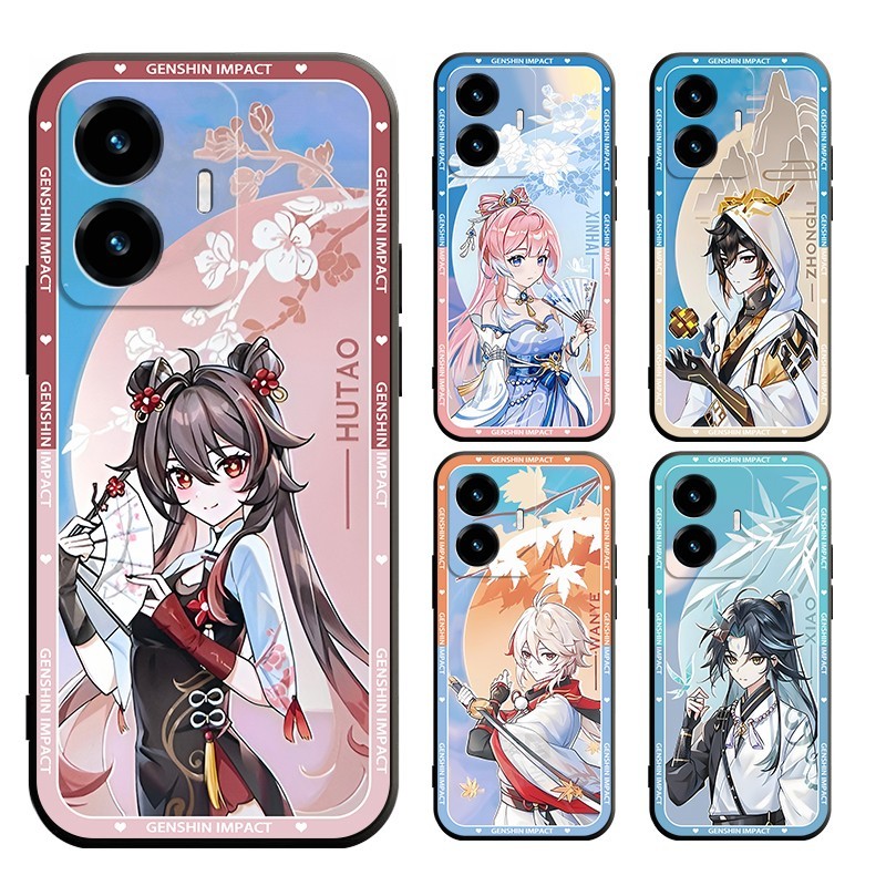 VIVO V60 Lite V60 V50 LITE V50 PRO 5G V4O V40 Pro V40 Lite 4G 5G Genshin Impact Casing Soft Case Cov