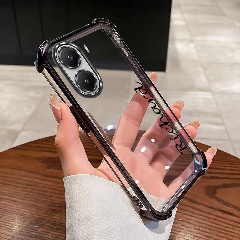 OPPO A6t 5G A6t Pro A6t ชื่อที่กําหนดเองศิลปะตัวอักษรออกแบบกรณีกันกระแทก Anti-fall ปกอ่อน