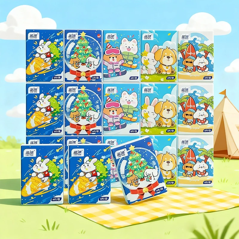 LamPure กระดาษทิชชู่หน้า 4 ชั้น ลายการ์ตูน ขนาดมินิ 20 ห่อ thumbnail 10
