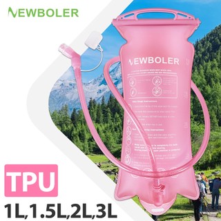 NEWBOLER Water Bladder 1L/1.5L/2L/3L Large Capacity TPU Drinking Water Bag Outdoor Cycling Camping Foldable Water Bag