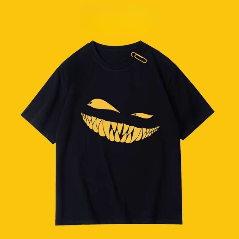 เสื้อยืดแขนสั้นผู้ชาย อเมริกันสไตล์ฤดูร้อน นุ่มสบาย ระบายอากาศได้ดี