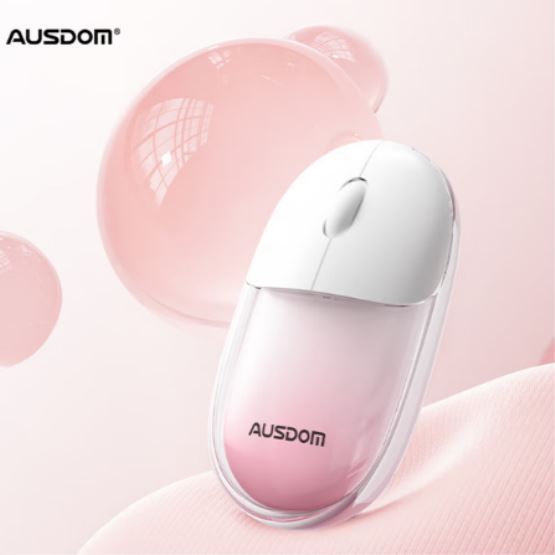 AUSDOM F0 เมาส์สําหรับเล่นเกมการเชื่อมต่อโหมดคู่