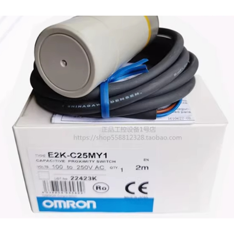 Omron เซ็นเซอร์ตัวเก็บประจุทรงกระบอก E2K-X4ME1 E2K-X4ME2 E2K-X4MF1 E2K-X4MF2