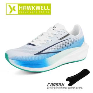 Hawkwell Men's Carbon Plate Running Shoes Professional Lightweight Marathon Sneakers Cloud Zero Active-Synapse/9660