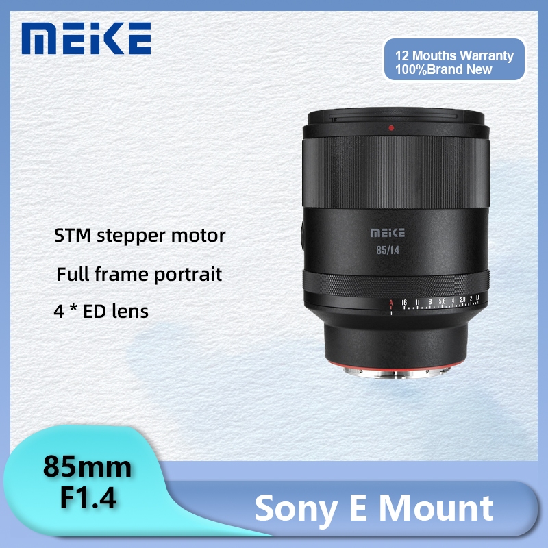 Meike 85 มม.F1.4 Full Frame AF Auto Focus กล้องรูรับแสงขนาดใหญ่เลนส์สําหรับ E ZVE10M2 A7R2 A7CR A7M