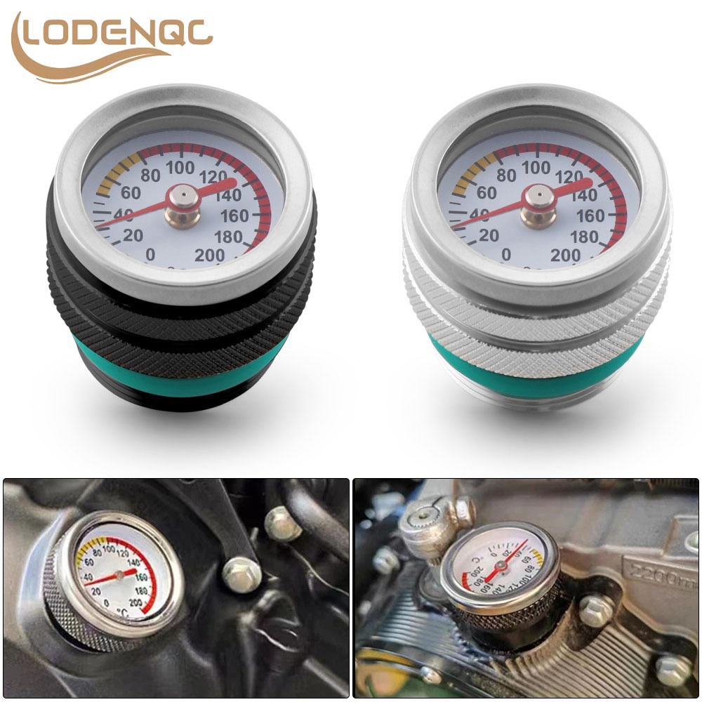 M20x1.5/M20x2.5/M30x1.5 ฝาถังน้ํามันรถจักรยานยนต์ 0-200℃ พร้อมเครื่องวัดอุณหภูมิน้ํามัน Pointers Dial Meter Enginle Oil Temp Gauge