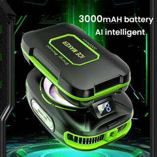 JS85 Phone Cooler 3000mAh ชาร์จใหม่ได้ AI แม่เหล็กระบายความร…