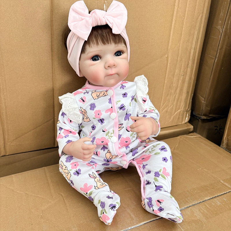 18INCH Full Body ไวนิล Reborn ตุ๊กตาเด็ก Bettie น่ารักทารกแรกเกิด 3D สีผิวที่มองเห็นได้หลอดเลือดดําข