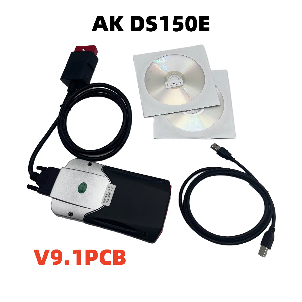 คุณภาพดีที่สุด V9.1PCB AK DS150E พร้อมบลูทูธ 2021.11 Keygen สําหรับ Del DS150E พร้อม BT Obd2 เครื่อง