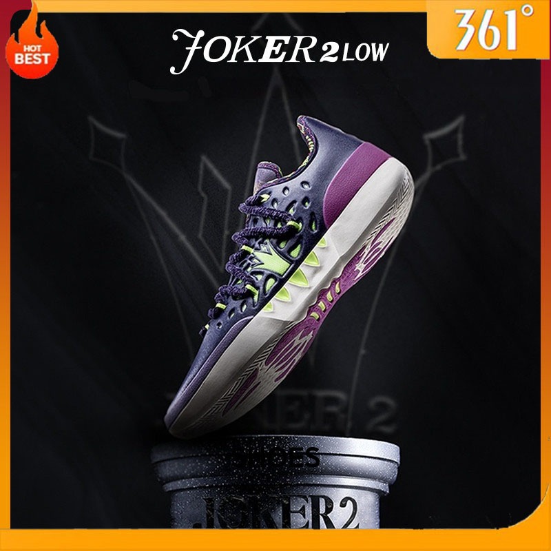 【จัดส่งจากกรุงเทพฯ】361 Degrees Joker 2 Low-top แบบทนทานและสวมใส่ง่าย Model 672611110