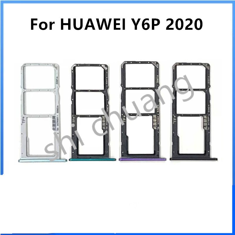 สําหรับHUAWEI Y6P 2020 ซิมการ์ดถาดผู้ถือช่องเสียบการ์ดReader SD Slotอะแดปเตอร์อะไหล่