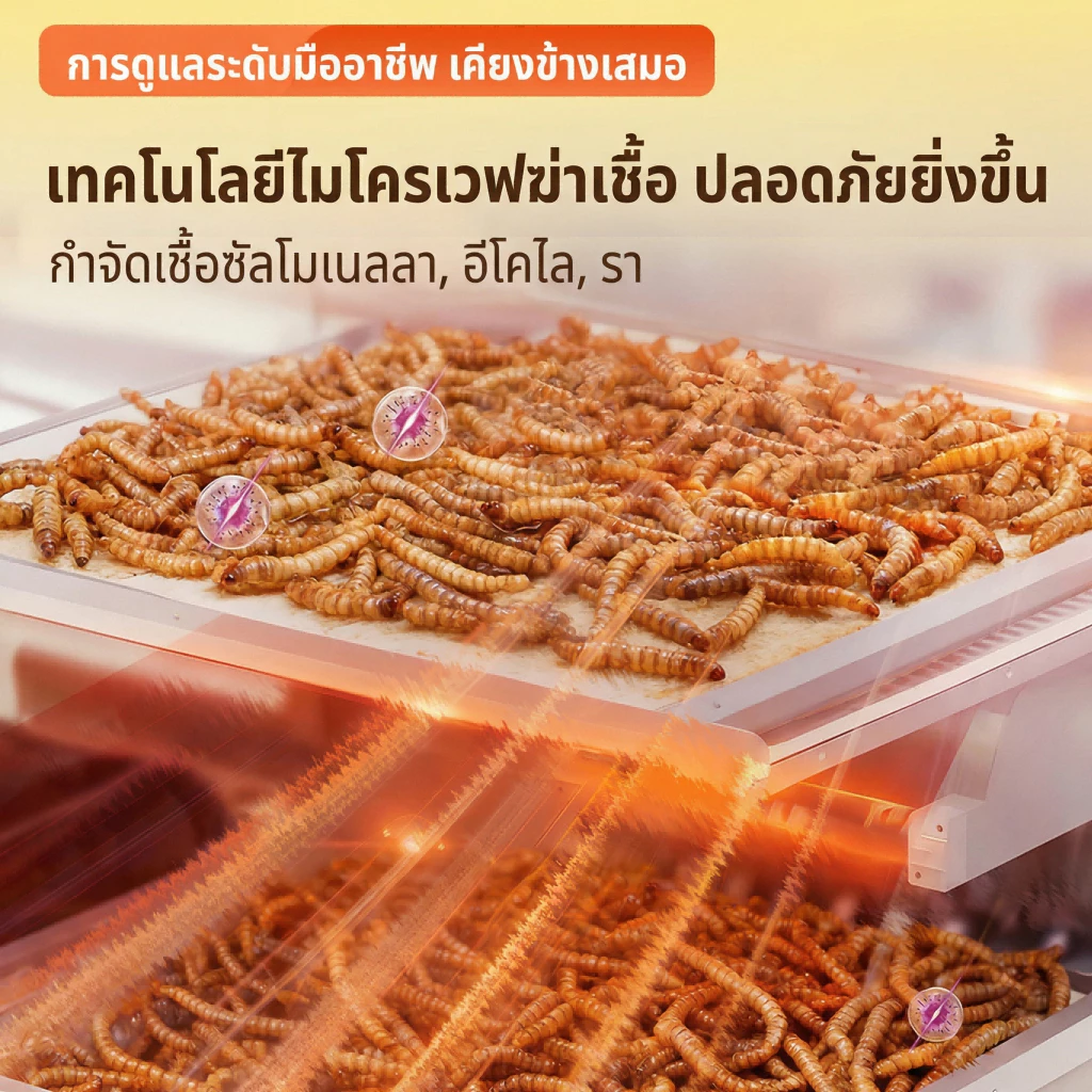 PETLUSCI ผงหนอนนก หนอนอบแห้ง อาหารหนูแฮมเตอร์ นก เต่า 1300ml thumbnail 4