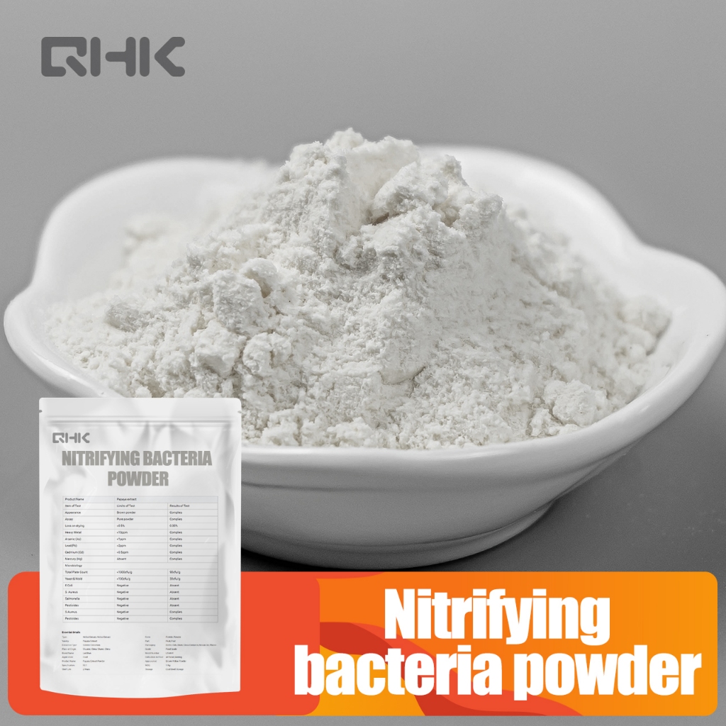 ผงแบคทีเรียที่มีศักยภาพสูง 20 พันล้าน CFU/g Aquaculture Water Cleaner Nitrite Remover 1 กก. Qinghekang