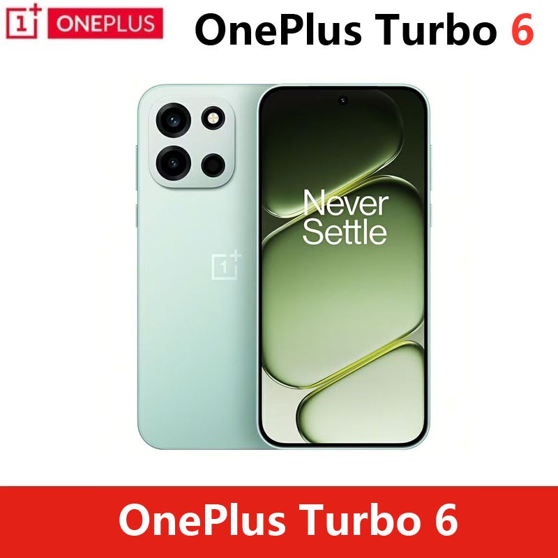 ปลดล็อคโทรศัพท์มือถือ OnePlus Turbo 6 5G เวอร์ชั่นภาษาจีน 6.78 นิ้ว Snapdragon 8s Gen 4