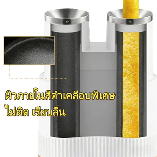 เครื่องทำไข่ม้วน เครื่องม้วนไข่ เมนูไข่ อาหารเช้า ที่ทำไข่ม้วน ขั้นตอนการทำแสนง่าย แค่ใส่น้ำมัน ตอกไข่ รอสุกพร้อมเสริฟ