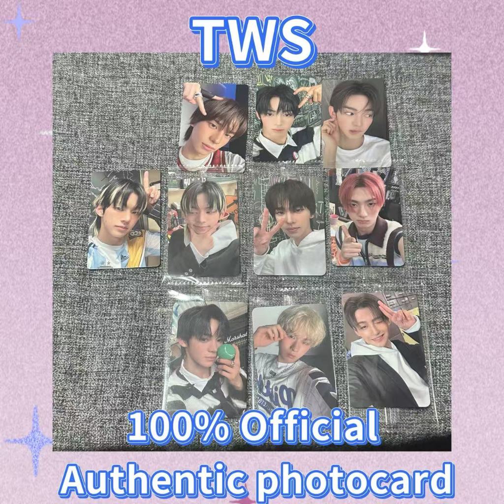 ของแท้ 100% รูปภาพการ์ด TWS โฟโต้การ์ด โฟโต้การ์ด HANJIN PHOTOCARD JIHOON PHOTOCARD KYUNGMIN PHOTOCA