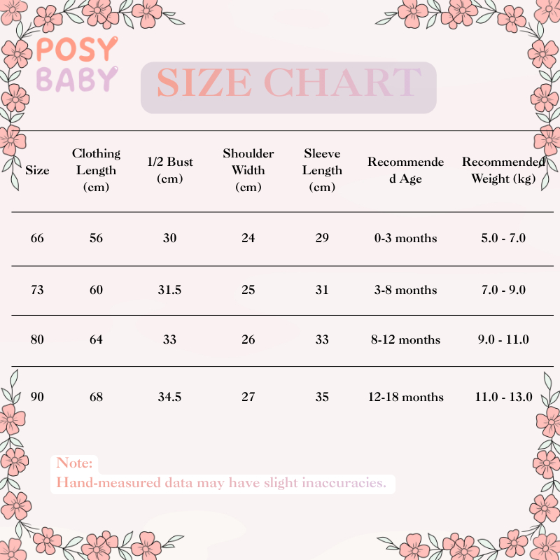 POSY BABY ชุดบอดี้สูทเด็กผู้หญิง ชุดหมีเด็ก ผ้าฝ้าย 100% สไตล์เจ้าหญิง พร้อมแถบคาดศีรษะ สำหรับเด็ก 0-18 เดือน (Romper) ราคา ถูกที่สุด ดีลบีเคเค แกลเลอรีภาพที่ 8