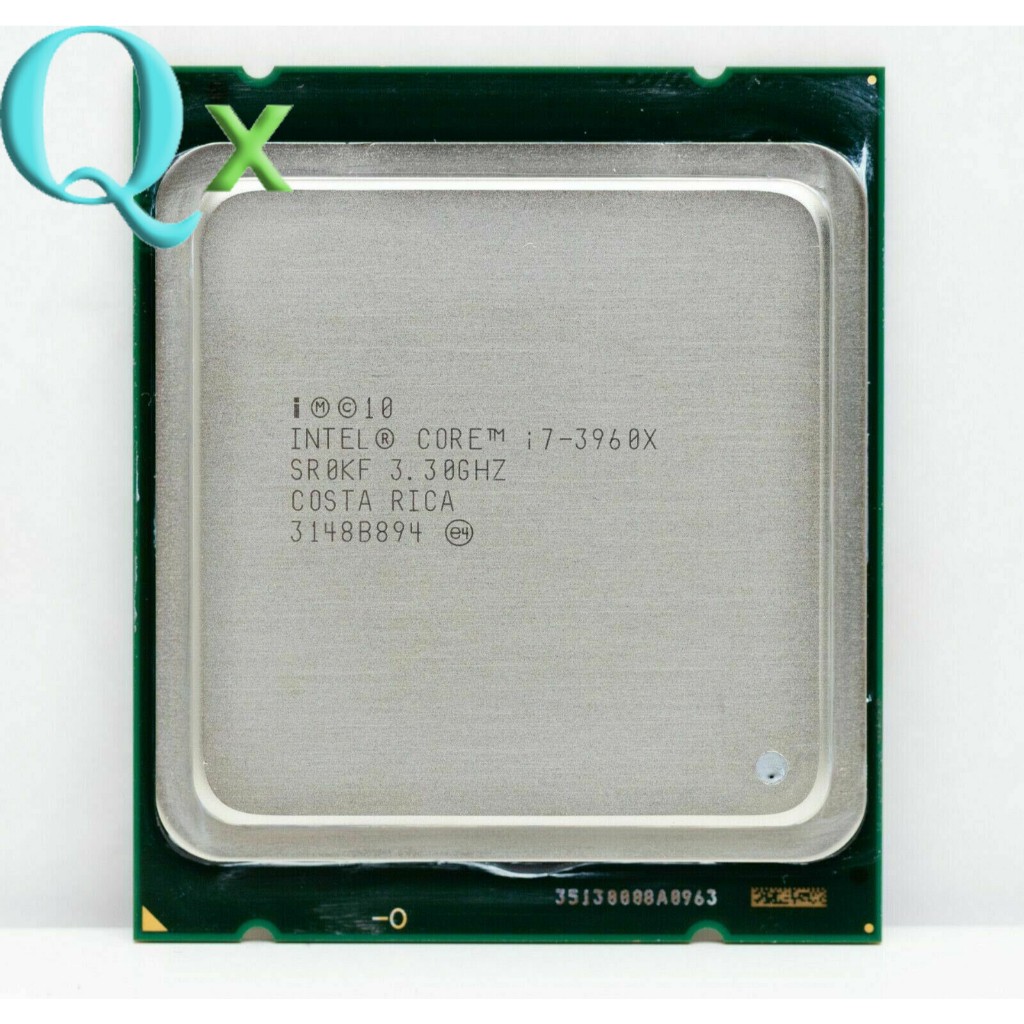 Core I7-3960X LGA2011 CPU โปรเซสเซอร์ SR0KF 3.3GHz หก Core 15Mb 5GT/s สําหรับ X79 คอมพิวเตอร์
