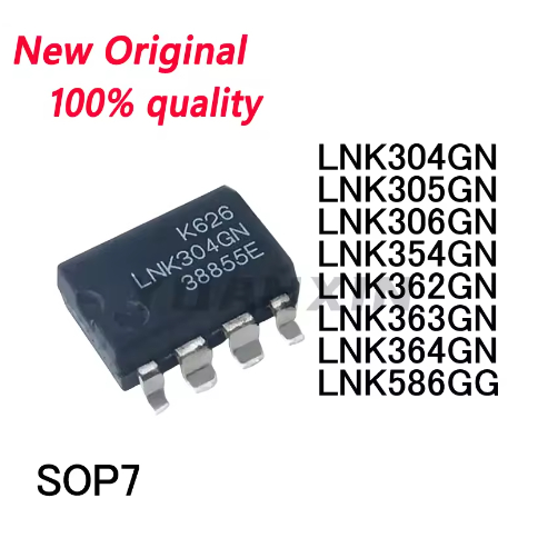 5PCS ใหม่ Original LNK304GN LNK305GN LNK306GN LNK354GN LNK362GN LNK363GN LNK364GN LNK586GG SOP-7 Pow