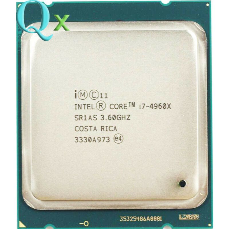 Upgrade Gaming CPU Core i7-4960X LGA 2011 โปรเซสเซอร์ CPU Extreme 3.6GHz หก Core 130W สําหรับ X79 คอ