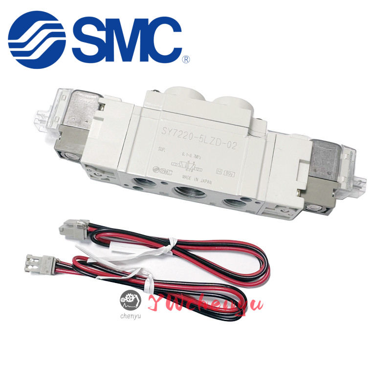 SMC วาล์วโซลินอยด์ SY7120-5LZD 5LZ 5LD 5LZE 4LZE 6LZD 5MZD-02-C8-C10 SY7220 SY7320 ยี่ห้อใหม่