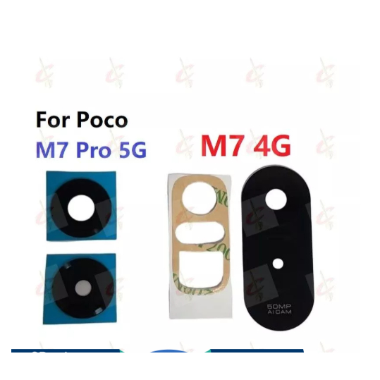 เปลี่ยนเลนส์กล้องสําหรับ xiaomi Poco M7 Pro 5G 4G Plus