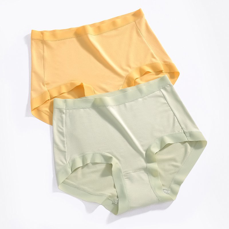 Airwell-Style กางเกงชั้นในไร้ร่องรอยของผู้หญิง 92% Modal ผ้าฝ้าย 100% เป้าสบาย Breathable สีน่ารัก