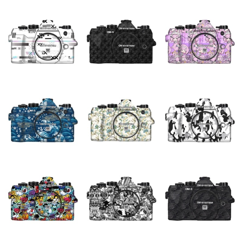สติ๊กเกอร์ป้องกันกล้อง OM SYSTEM เหมาะสำหรับกล้อง OM-5MARKII ฟิล์มป้องกันกล้อง OM SYSTEM อุปกรณ์เสริ